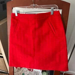 Mario Serrani Italy Mini Skirt Corral size 4, length 19.5, waist 15.5